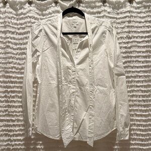 J. Crew White Blouse